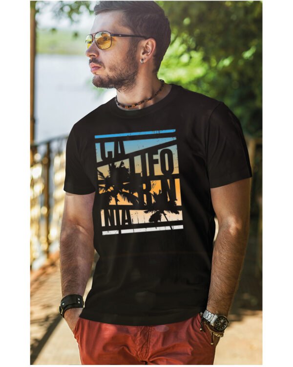 Koszulka California vibe <br>Poczuj Kalifornijską Energię – Unisex, dla niego