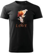 Koszulka Burn in Love <br>Romantyczny płomień - Unisex, dla niego