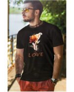 Koszulka Burn in Love <br>Romantyczny płomień - Unisex, dla niego