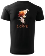 Koszulka Burn in Love <br>Romantyczny płomień - Unisex, dla niego