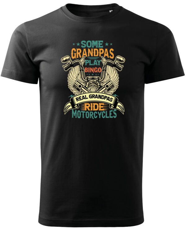 Koszulka Grandpas Who Ride <br>Dziadkowie na pełnym gazie - Unisex, dla niego