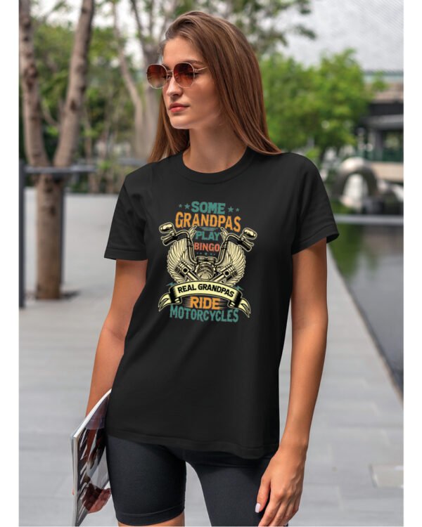 Koszulka Grandpas Who Ride <br>Dziadkowie na pełnym gazie - Unisex, dla niej