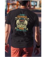 Koszulka Grandpas Who Ride <br>Dziadkowie na pełnym gazie - Unisex, dla niego