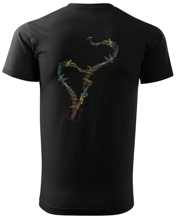 Koszulka Rytm Miłości <br>Muzyczne Serce - Unisex, dla niego