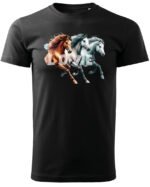 Koszulka Miłość w Galopie <br>Konie i wolność - Unisex, dla niego