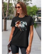 Koszulka Miłość w Galopie <br>Konie i wolność - Unisex, dla niej