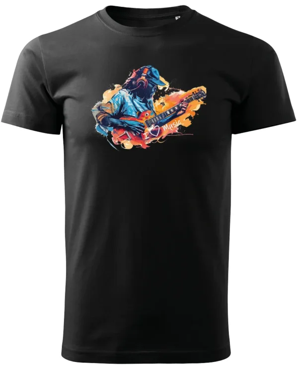 Koszulka Kocham muzykę <br>Pasja do dźwięków - Unisex, dla niego