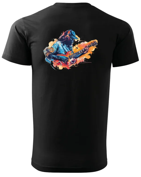 Koszulka Kocham muzykę <br>Pasja do dźwięków - Unisex, dla niego