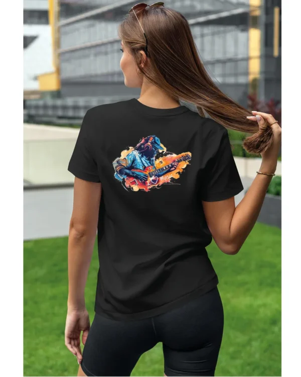 Koszulka Kocham muzykę <br>Pasja do dźwięków - Unisex, dla niej