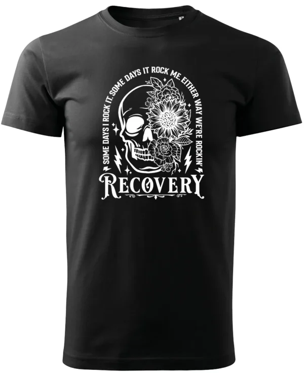 Koszulka Recovery <br>Rock'n'rollowy powrót - Unisex, dla niej, edycja White