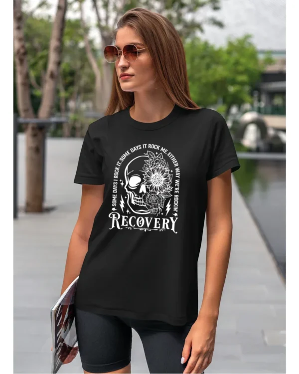 Koszulka Recovery <br>Rock'n'rollowy powrót - Unisex, dla niej, edycja White