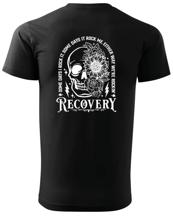 Koszulka Recovery <br>Rock'n'rollowy powrót - Unisex, dla niej, edycja White