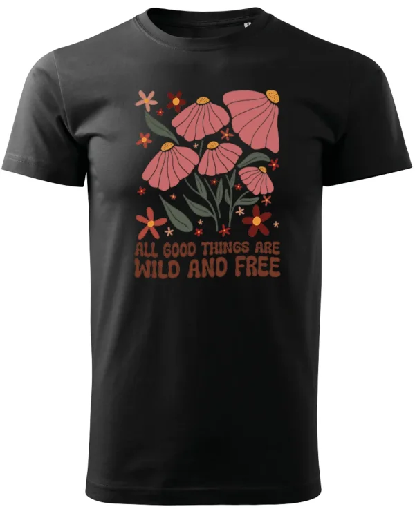 Koszulka Wild and Free <br>Piękno natury - Unisex, dla niej