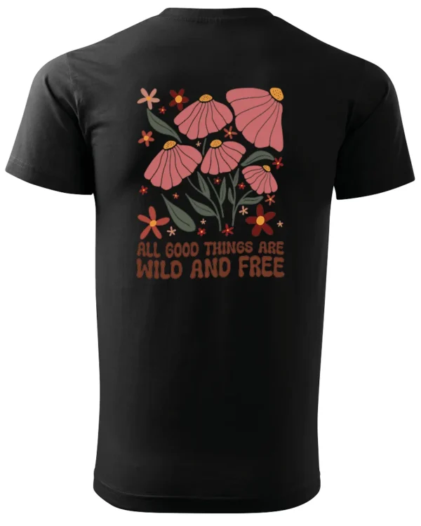 Koszulka Wild and Free <br>Piękno natury - Unisex, dla niej