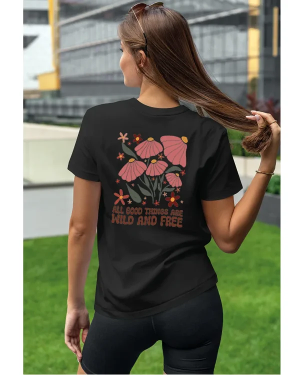 Koszulka Wild and Free <br>Piękno natury - Unisex, dla niej