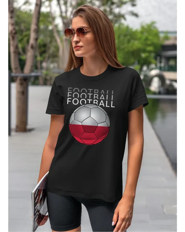 Koszulka Football <br>Miłość do gry - Unisex, dla niej