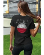 Koszulka Football <br>Miłość do gry - Unisex, dla niej