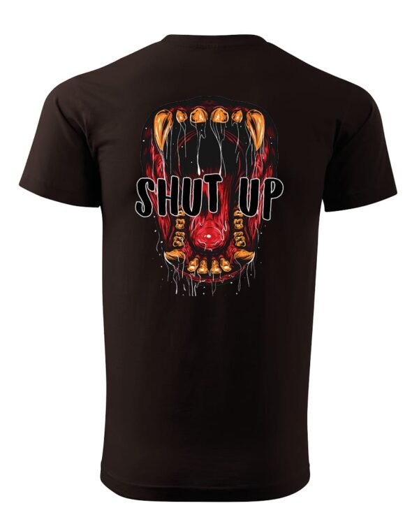 Koszulka unisex napis “Shut up”, dla niej – wybierz kolor!