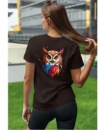 Koszulka unisex "Sowa", dla niej – wybierz kolor!