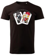 Koszulka unisex napis “God save me from false friends”, dla niej – wybierz kolor!