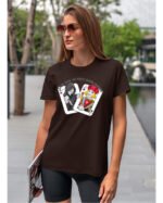 Koszulka unisex napis “God save me from false friends”, dla niej – wybierz kolor!