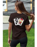 Koszulka unisex napis “God save me from false friends”, dla niej – wybierz kolor!