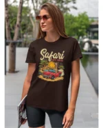 Koszulka unisex "Przygoda w safari", dla niej – wybierz kolor!