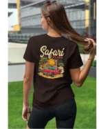 Koszulka unisex "Przygoda w safari", dla niej – wybierz kolor!