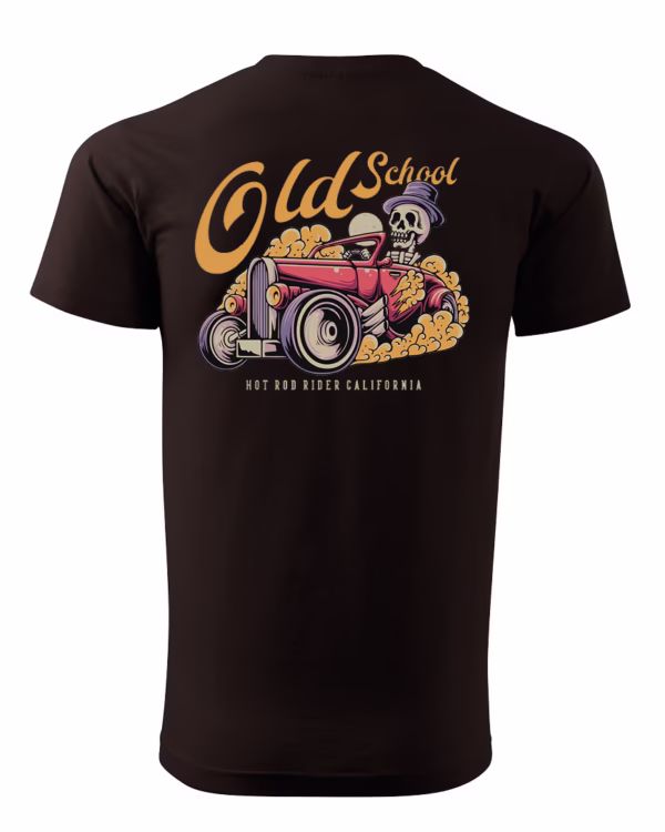 Koszulka unisex vintage samochód "Hot rod", dla niej – wybierz kolor!