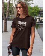 Koszulka Silniejsza niż burza - edycja White UNISEX
