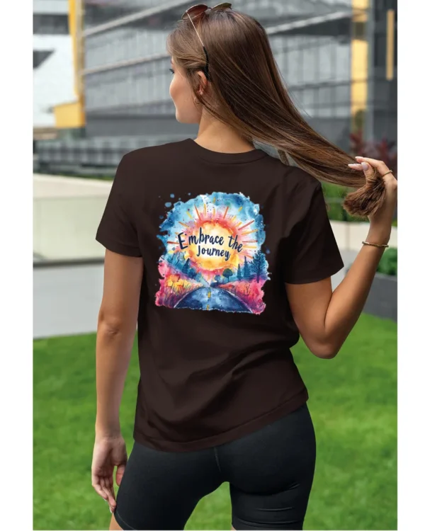 Koszulka Ciesz się podróżą - Unisex