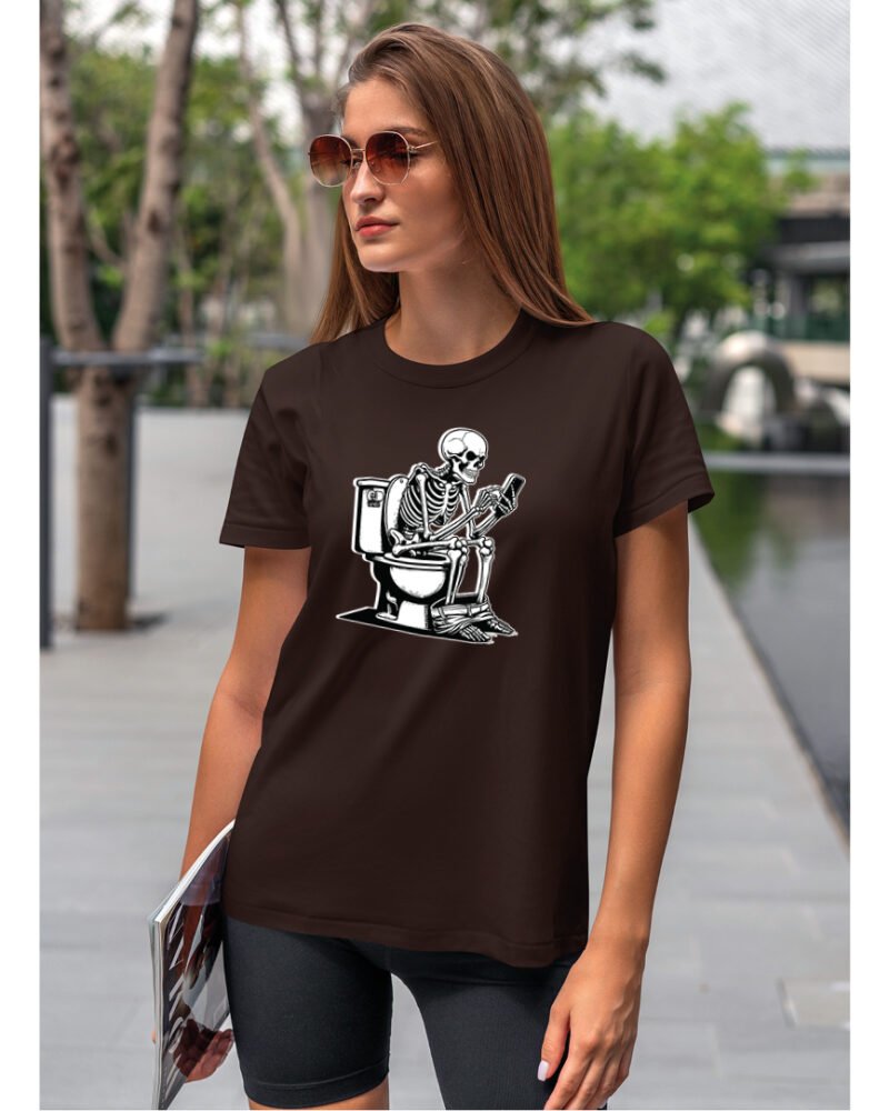 Koszulka Szkielet na toalecie UNISEX