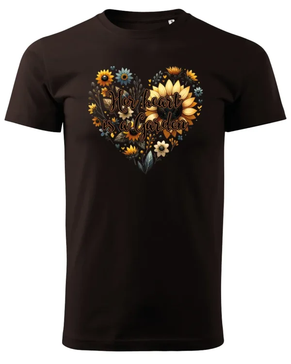 Koszulka Her heart is a garden UNISEX