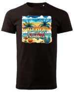 Koszulka Plażowy luz <br>idealna na letnie dni - Unisex, dla niego