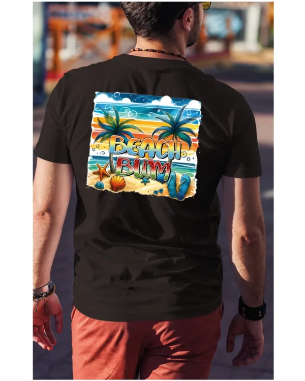 Koszulka Plażowy luz <br>idealna na letnie dni - Unisex, dla niego
