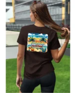 Koszulka Plażowy luz <br>idealna na letnie dni - Unisex, dla niej