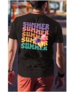 Koszulka Lato pełne smaku <br>delektuj się słodkimi chwilami - Unisex, dla niego