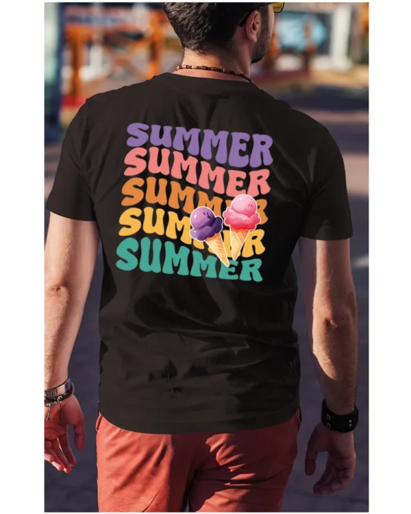 Koszulka Lato pełne smaku <br>delektuj się słodkimi chwilami - Unisex, dla niego