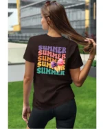 Koszulka Lato pełne smaku <br>delektuj się słodkimi chwilami - Unisex, dla niej