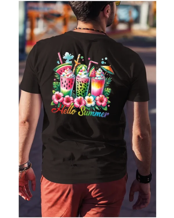 Koszulka Witaj Lato! <br>ciesz się owocowymi smakami - Unisex, dla niego