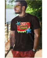 Koszulka Letnie wibracje <br>poczuj radość lata - Unisex, dla niego