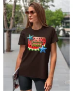 Koszulka Letnie wibracje <br>poczuj radość lata - Unisex, dla niej