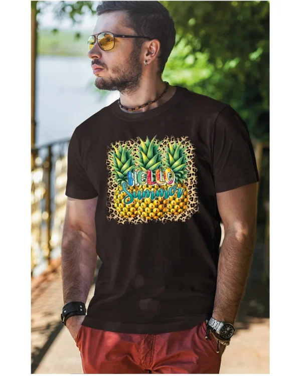 Koszulka Owocowe Lato <br>poczuj tropikalne wibracje - Unisex, dla niego