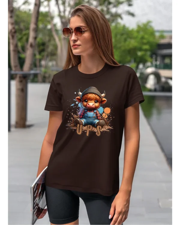 Koszulka Mówiłem, że to nie ja! <br>urocza krówka w akcji - Unisex, dla niej