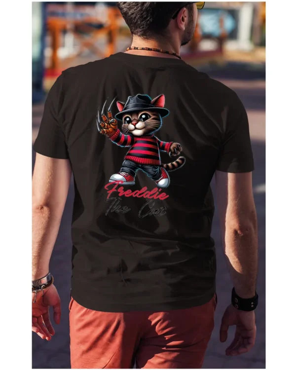 Koszulka Koci horror, Freddie the Cat - Unisex