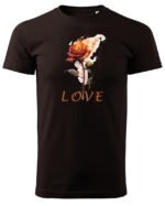 Koszulka Burn in Love <br>Romantyczny płomień - Unisex, dla niego