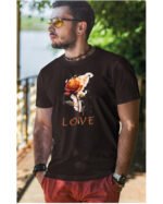 Koszulka Burn in Love <br>Romantyczny płomień - Unisex, dla niego