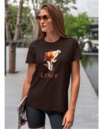 Koszulka Burn in Love <br>Romantyczny płomień - Unisex, dla niej