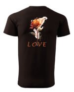 Koszulka Burn in Love <br>Romantyczny płomień - Unisex, dla niego