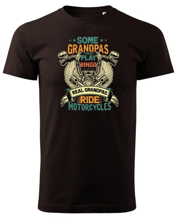 Koszulka Grandpas Who Ride <br>Dziadkowie na pełnym gazie - Unisex, dla niego